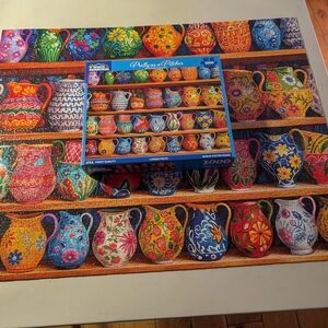 White Mountain "Pretty As A Pitcher" 1,000 Piece Puzzle